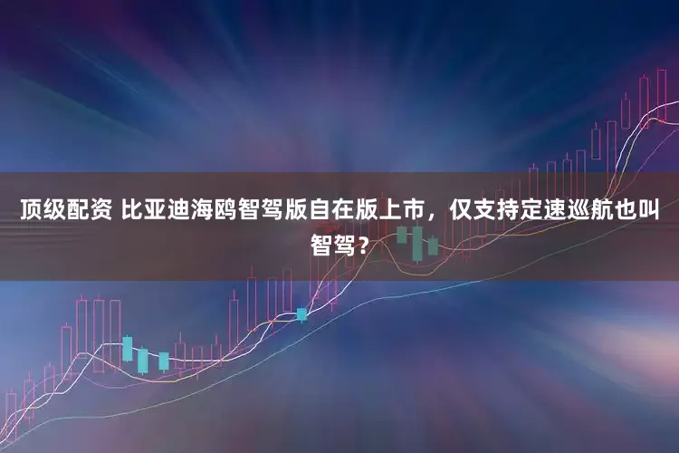 顶级配资 比亚迪海鸥智驾版自在版上市，仅支持定速巡航也叫智驾？